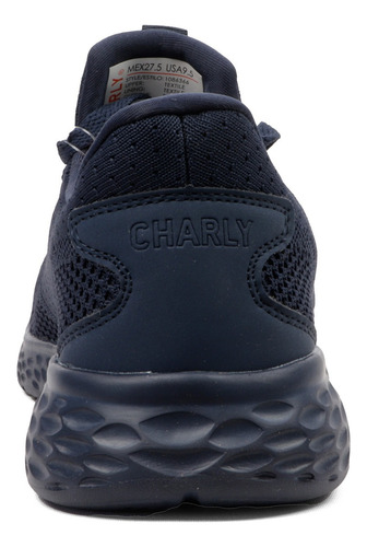 Tenis Cómodo Hombre Transpirable Gym Charly 1086366 Marino