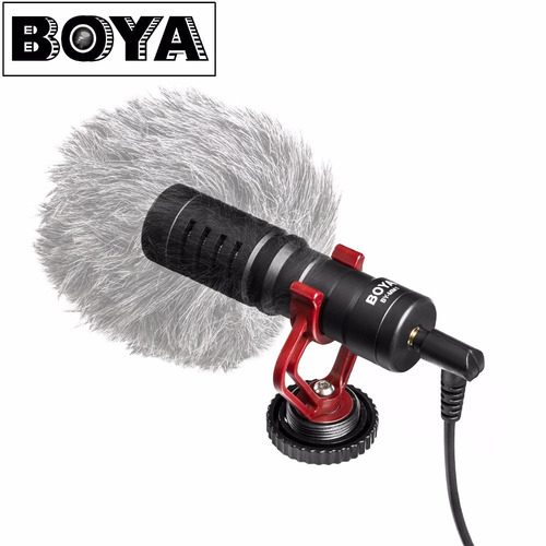 Micrófono Boya BY-MM1 condensador cardioide negro