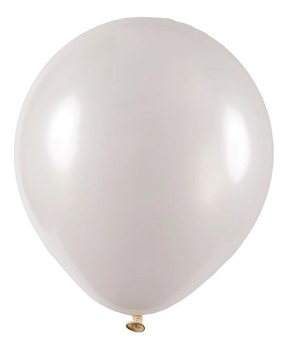 Balão De Festa Redondo Liso - Branco - 12 30cm -24 Unidades