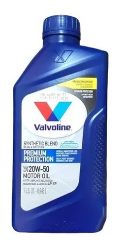 Aceite Semisintético 20w50 Valvoline Tienda Fisica