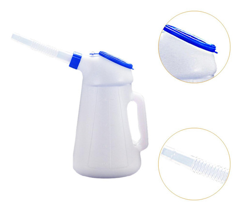 Contenedor De Medición De Aceite Con Tapa Resistente 2l