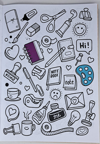 Todos A Colorear Garabatos - Libro Para Colorear