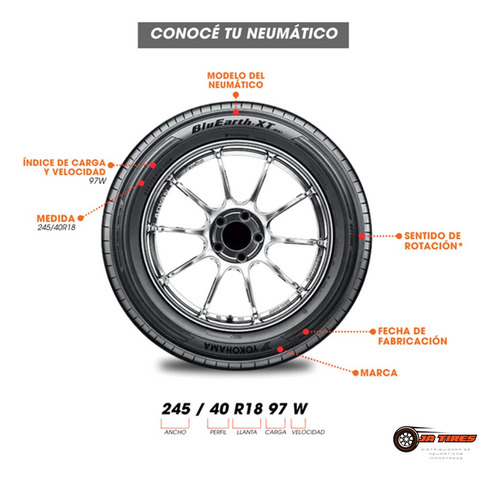 Neumatico De Auto Yokohama V701 225/45r18- 95w Sport W