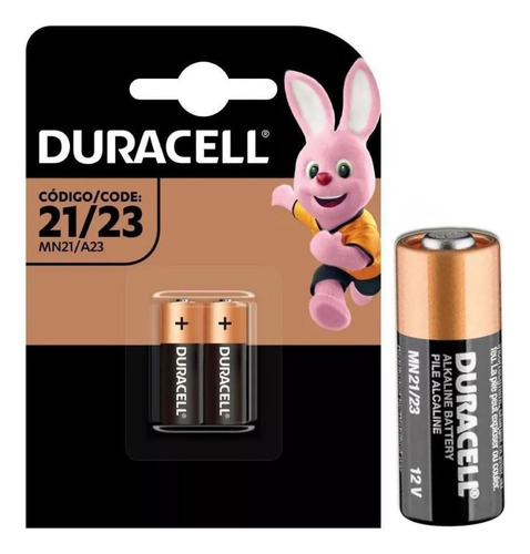 Pilha Alcalina Mini Mn21bpl 12v - Com 2 Unidade - Duracell