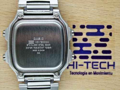 Reloj Hombre Casio Royale Ae-1200whd-7 Cronómetro Sumergible