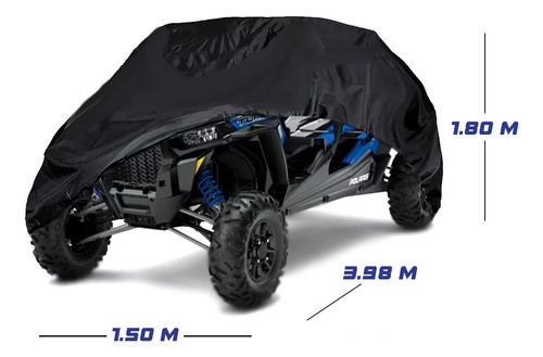 Funda Impermeable Utv Polaris Rzr Yamaha 4 Plazas