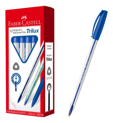 Boligrafo - Lapicera Trilux X12 Faber-castell Colores Varios