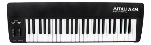 Controlador de teclado midi Amw A49 USB de 49 teclas Velocity Store