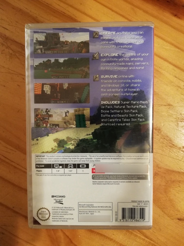 Imagen 3 de 10 de Minecraft Nintendo Switch Juego Fisico Sellado Original