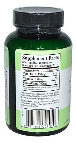 Whole World Botânicos Royal Camu, 140 Ct