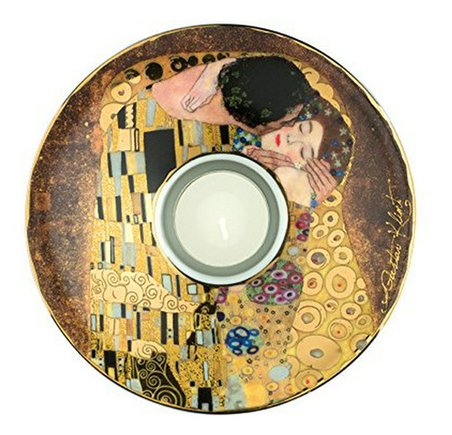 Goebel - Klimt The Kiss - Art Light - Decoración De Oro De 2