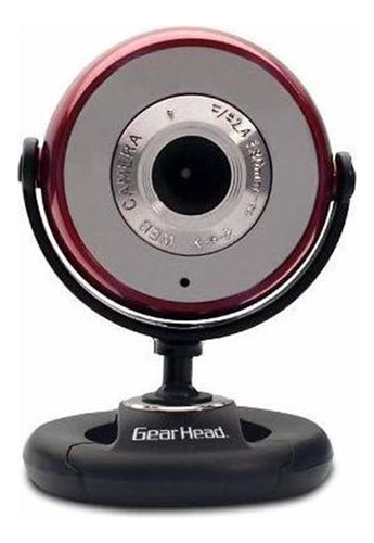 Gear Head Usb 2.0 1.3 Mp Webcam Para Pc (wc750red-cp10).