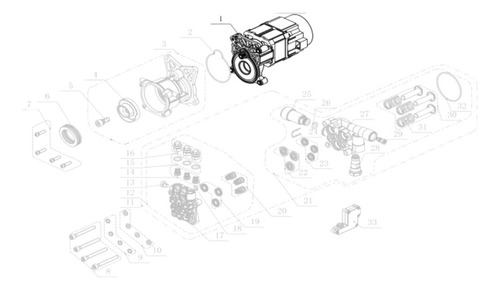 Motor Elétrico Compatível Com Lavajato Vonder Lav1600 127v
