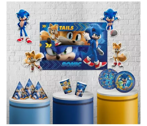 Máscaras Com Personagens - Festa Sonic, Knuckles E Tails