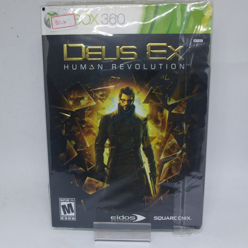 Deus Ex Human Revolution Xbox 360 Lacrado Com Luva (Usado)