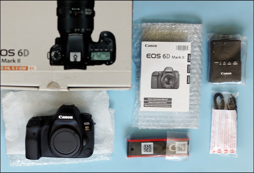 Canon 6d Mark Il - Só 1.300 Cliques __ Preto (Usado)