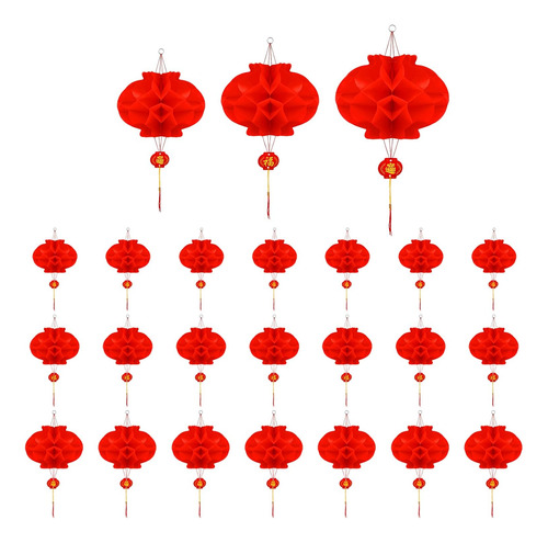 Linterna China Roja De 30.5 Cm, Decoración Para Año Nuevo Y