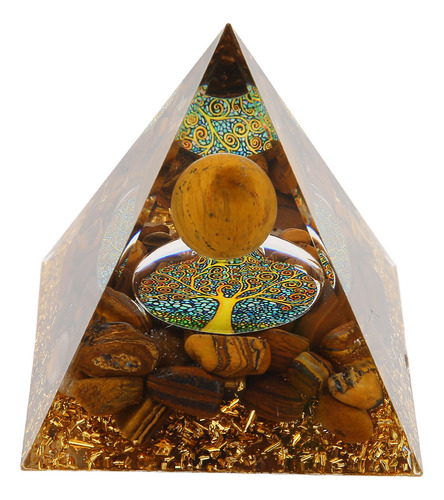 Ornamento De Pirâmide De Cascalho Triangular