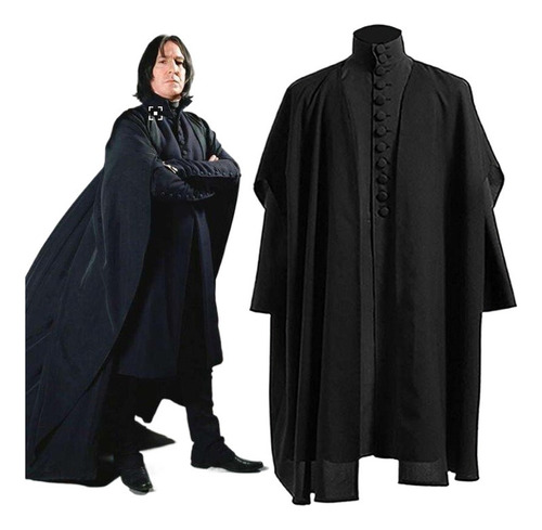 Juego Cosplay Harry Potter Severus Snape Halloween Man Cn