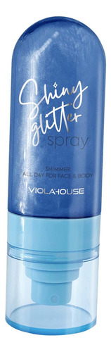 Body Glitter Glitter Hairspray High Gloss Impermeable Azul