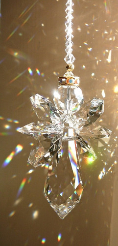 Imagem 6 de 7 de Anjos De Cristais - Pêndulo Mobile - Cristal - Decoração
