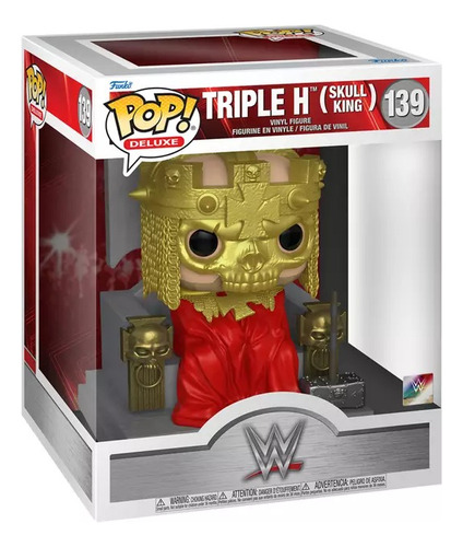 Funko Pop! Deluxe Wwe Triple H (skull King) 6.6-in