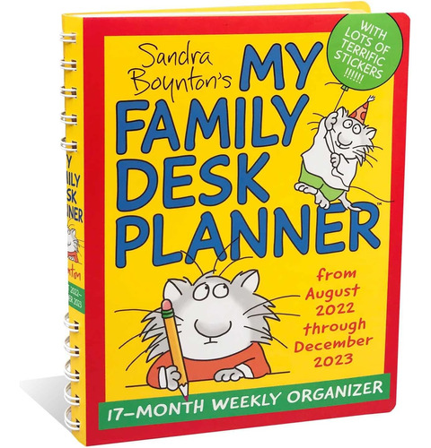 Sandra Boyntons My Family Desk Planner 17 Meses 2022-2023