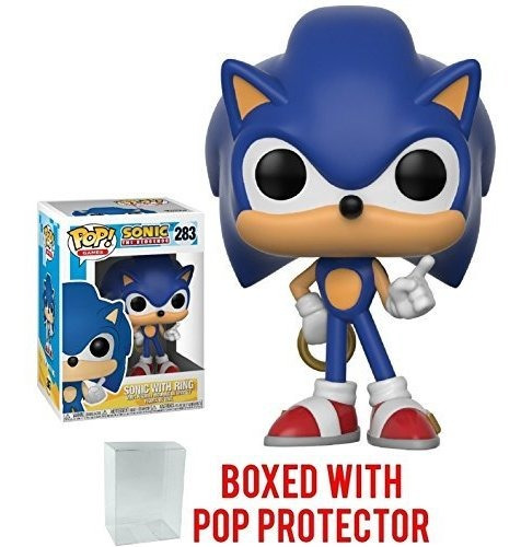 Juegos De Funko Pop Sonic El Erizo  Sonic Con Anillo Protect