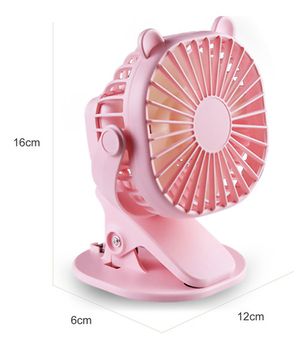 Ventilador De Escritorio Usb Con Clip, Miniventilador De Esc