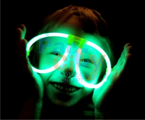 Anteojos Quimicos Luminosos Neon Glow Fluo Pack X6
