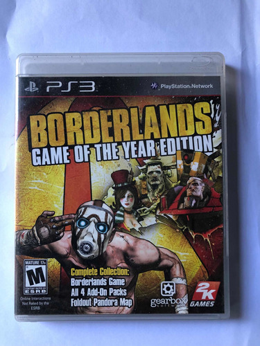 Borderlands Game Of The Year Edition Ps3
