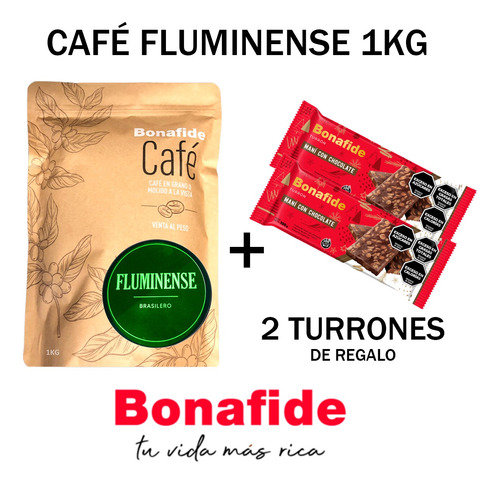 Cafe Bonafide Fluminense Original 1kg Molido O En Granos
