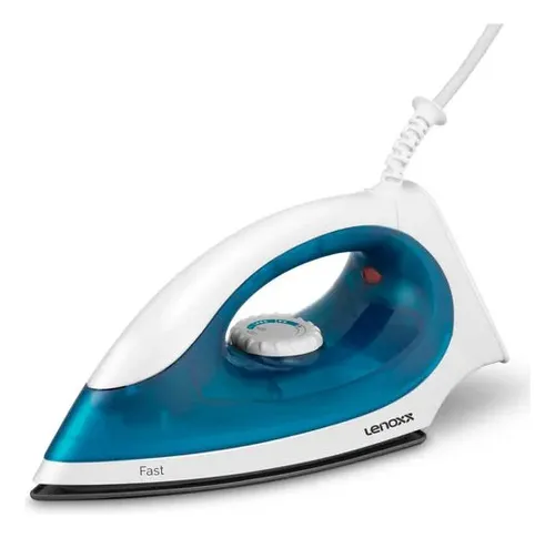 Ferro De Passar Á Seco Fast Pff603 Azul 1250w Lenoxx