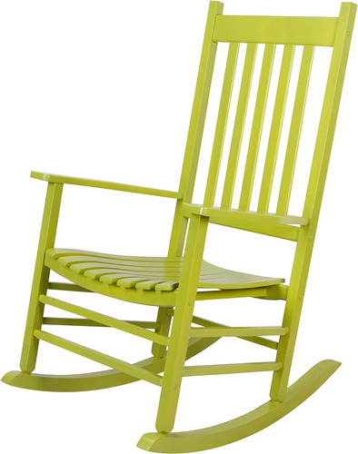 Shine Company Vermont Porch Rocker - Lime Green Vermont Rock