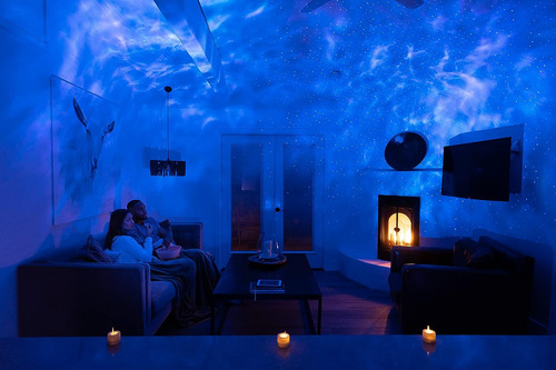 Blisslights Proyector Led Estilo Nebulosa, Estrellas Azules