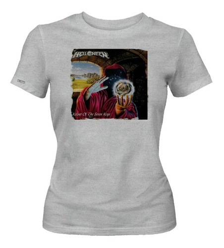 Camiseta Helloween Keeper Os The Seven Keys Album Rock Ikgd