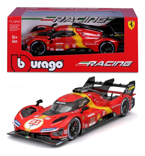 Ferrari 499p 24h De Le Mans - Racing - 1/24 - Bburago