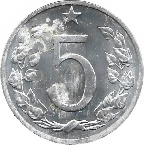 Checoslovaquia 5 Haleru 1962 4rt#2 (Usado)