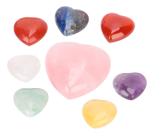 Juego De 8 Piezas De Piedra De Cristal De Decoración Natural