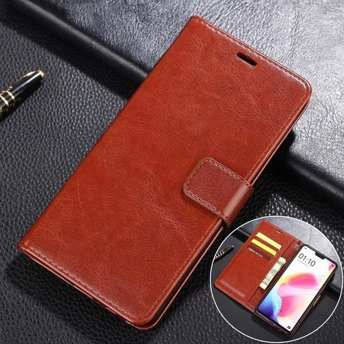 Capa De Couro Com Flip Para Honor Magic 5 Lite Com