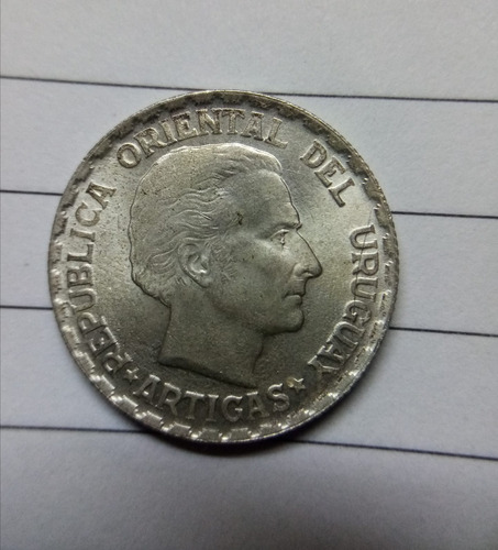 Uruguay Moneda De Plata 50 Centésimos Año 1943 Sin Circular