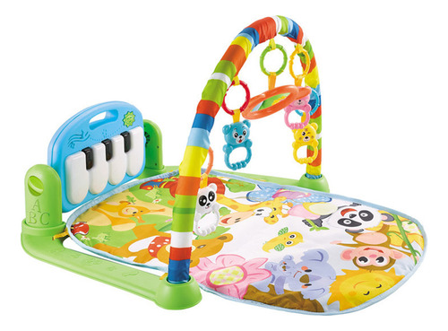 Play Mat Lights Time Baby Activity Mirror Piano Tummy Play