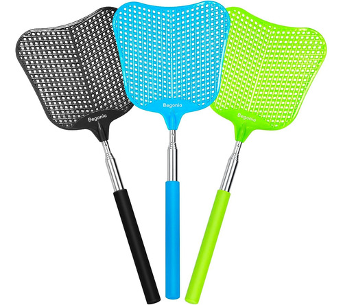 Fly Swatters-begonia Telescopic Flyswatter Heavey Duty Set C