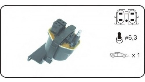 Imagen 4 de 5 de Bobina De Encendido Daewoo Cielo / Racer / Espero / Blazer