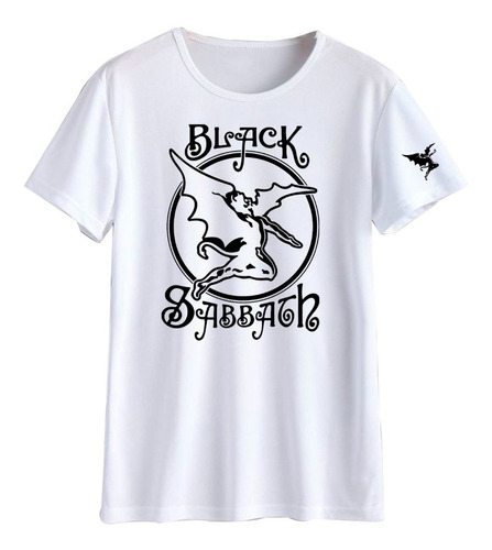 Black Sabbath Logo Metal Remera Spun Adulto/niño Unisex