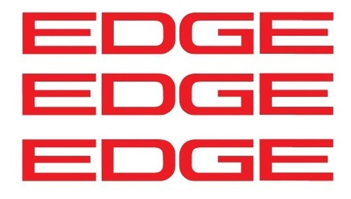 Sticker Edge 3 Pza. Para Batea Compatible Con Ranger