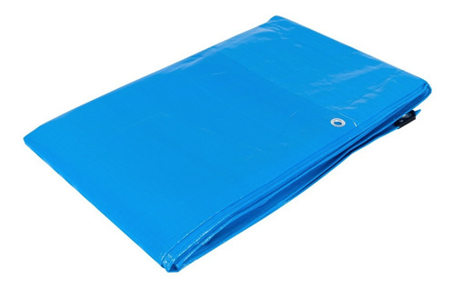 Lona Reforzada, 6 X 6 M, Azul, Truper 102574