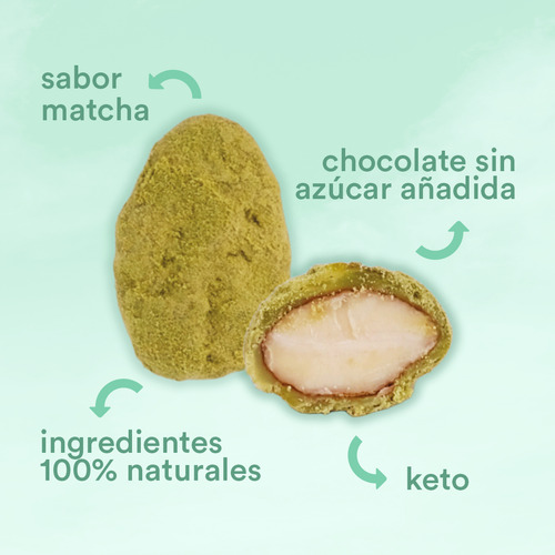 Dayrise | Almendra Chocolate Sin Azucar | Matcha Cont.n 384g