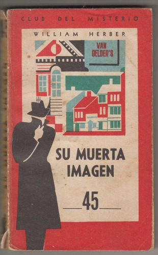 1959 Novela Policial William Herber Su Muerta Imagen Vintage