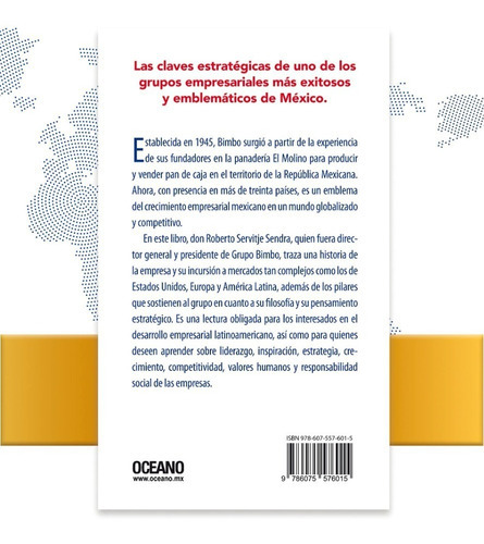 Bimbo. Estrategia De Éxito Empresarial, De Servitje S., Roberto., Vol. No. Editorial Océano, Tapa Blanda En Español, 2022